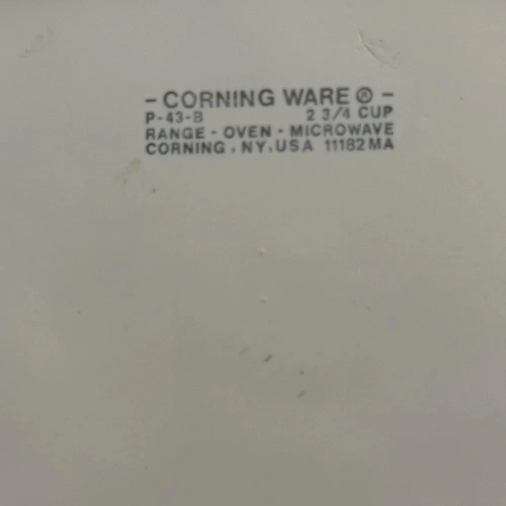 CorningWare Spice Of Life Small 700mL Vintage / Tab Handles Casserole P-43-B